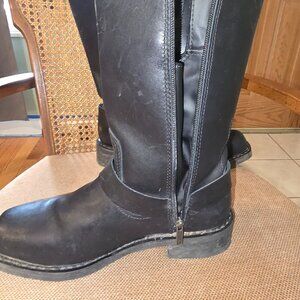 Harley-Davidson® Men's Hustin Black Motorcycle Harness Boots